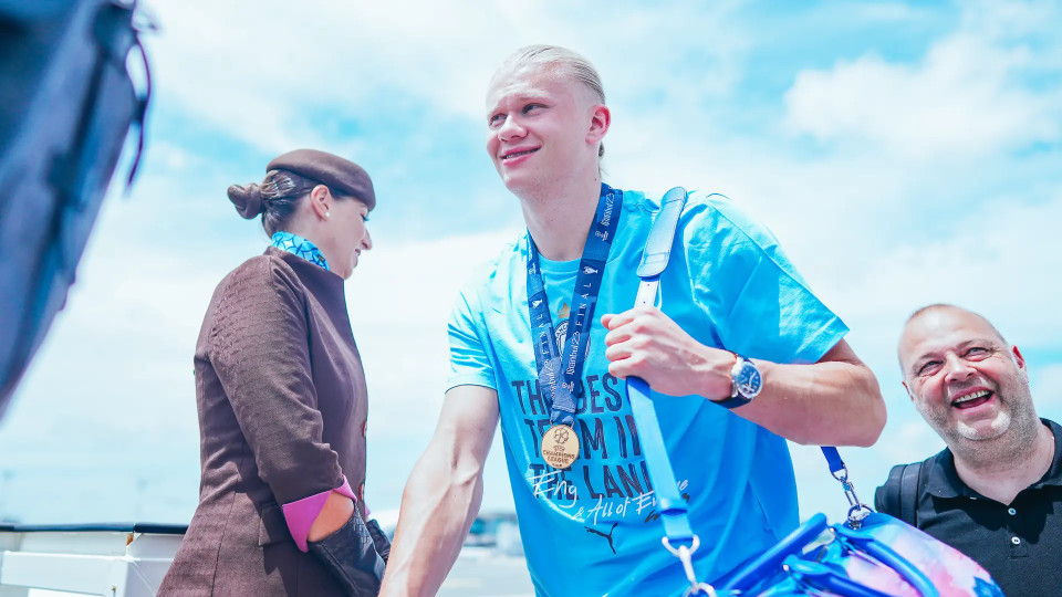 Erling Haaland - Vua phá lưới Champions League mùa này với 12 bàn thắng. (Nguồn: Man City)