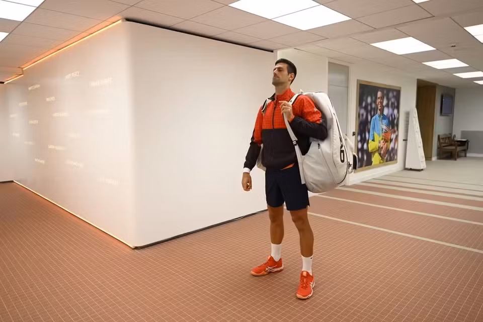 Novak Djokovic tự tin bước vào trận chung kết Roland Garros 2023. (Nguồn: FFT)
