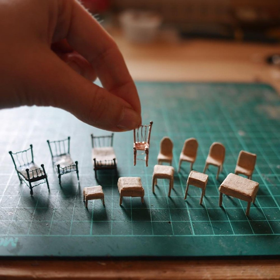 Đồ đạc cần thiết cho một gia đình tí hon đông đúc. (Nguồn: Sputnik)