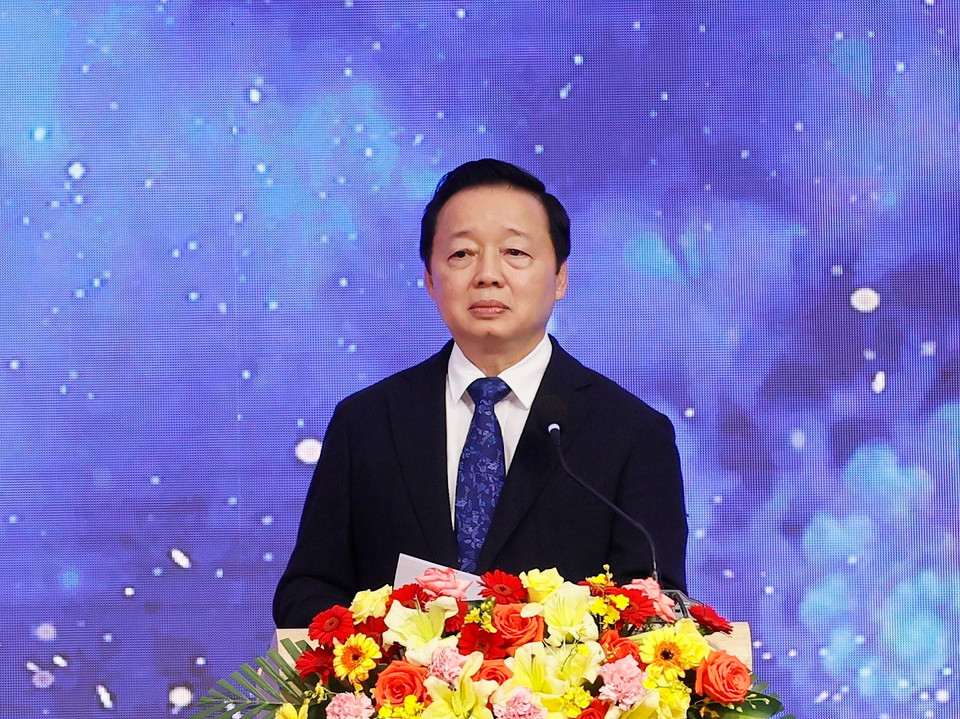 Phó Thủ tướng Trần Hồng Hà phát biểu. (Ảnh: Thống Nhất/TTXVN)