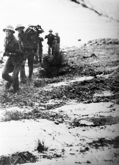 Lực lượng Đặc công Hải quân Đoàn 126 giải phóng đảo Sinh Tồn thuộc quần đảo Trường Sa, ngày 28/4/1975. (Ảnh: TTXVN phát)