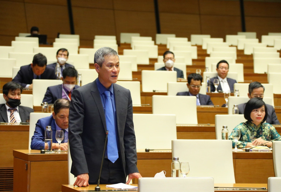 Đại sứ Việt Nam tại Cộng hòa Liên bang Đức Nguyễn Minh Vũ phát biểu. (Ảnh: Văn Điệp/TTXVN)