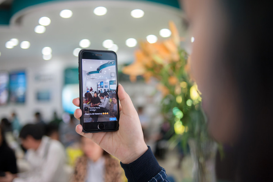 Mạng 4G của Viettel cho tốc độ cao và bảo đảm tính liên tục. 