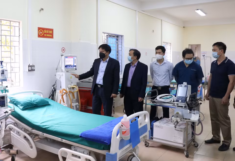 Với những trang thiết bị máy móc hiện đại, Bệnh viện dã chiến có thể triển khai các kỹ thuật cao về hồi sức tương đương với bệnh viện tuyến Trung ương.(Ảnh: Xuân Tiến/TTXVN)