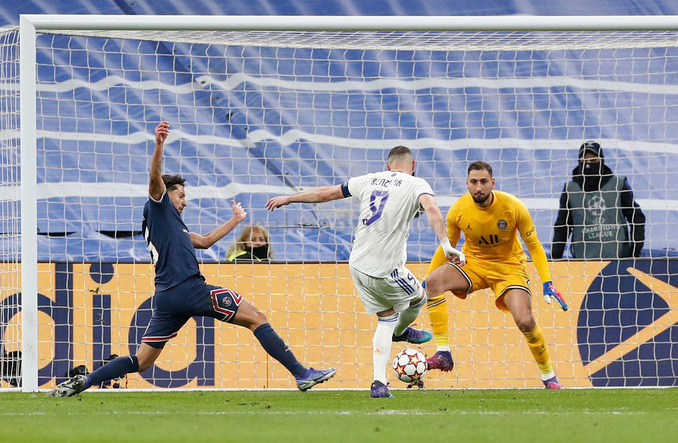 Tuy nhiên, Real Madrid đã thi đấu bùng nổ trong hiệp 2 với sự tỏa sáng của Karim Benzema. (Nguồn: realmadrid)