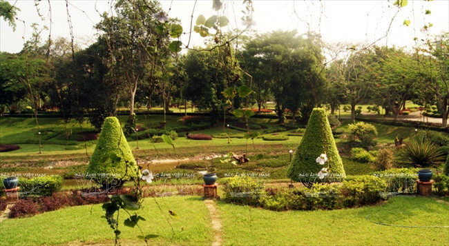 Khung cảnh lãng mạn bên trong Khu du lịch sinh thái Rừng Madagui. (Nguồn: Nguyễn Vũ Thành Đạt/Báo ảnh Việt Nam)