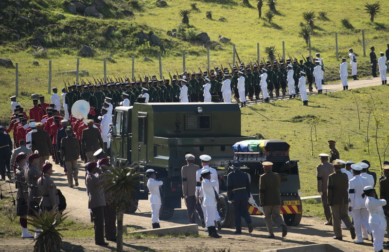Lễ an táng cựu Tổng thống Nelson Mandela. (Nguồn: AFPTTXVN)