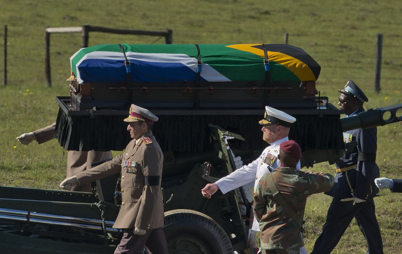 Lễ an táng cựu Tổng thống Nelson Mandela. (Nguồn: AFPTTXVN)