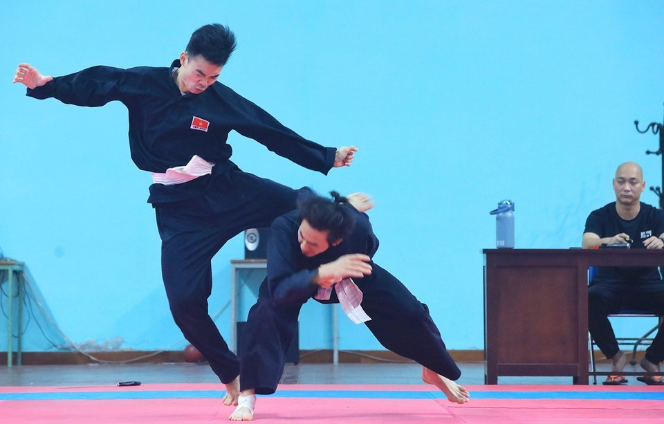 Có 2 loại Silat là Pencak Silat và Silat Seni (biểu diễn). (Ảnh: Tuấn Anh/TTXVN)