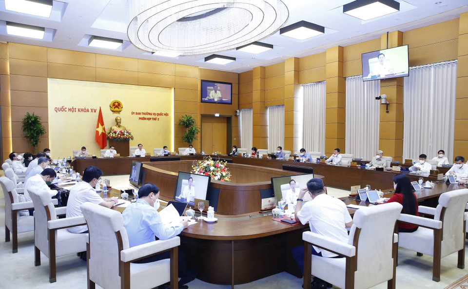 Quang cảnh phiên họp. (Ảnh: Doãn Tấn/TTXVN)