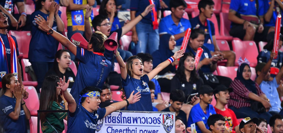 Các cổ động viên Thái Lan hài lòng về những gì cầu thủ đội nhà đã thể hiện. (Nguồn: AFC)