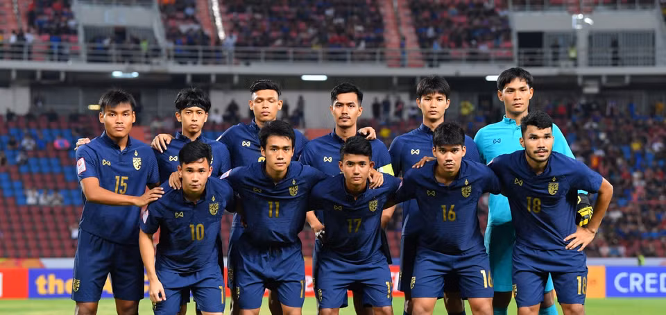 Đội hình ra sân của U23 Thái Lan. (Nguồn: AFC)