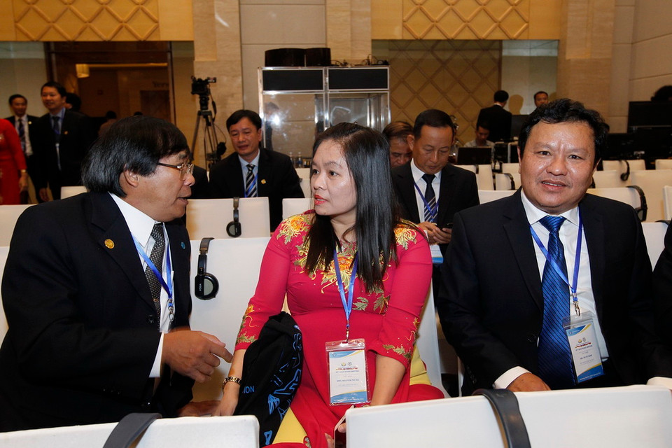 Đại biểu Việt Nam tham dự hội nghị. (Ảnh: TTXVN)