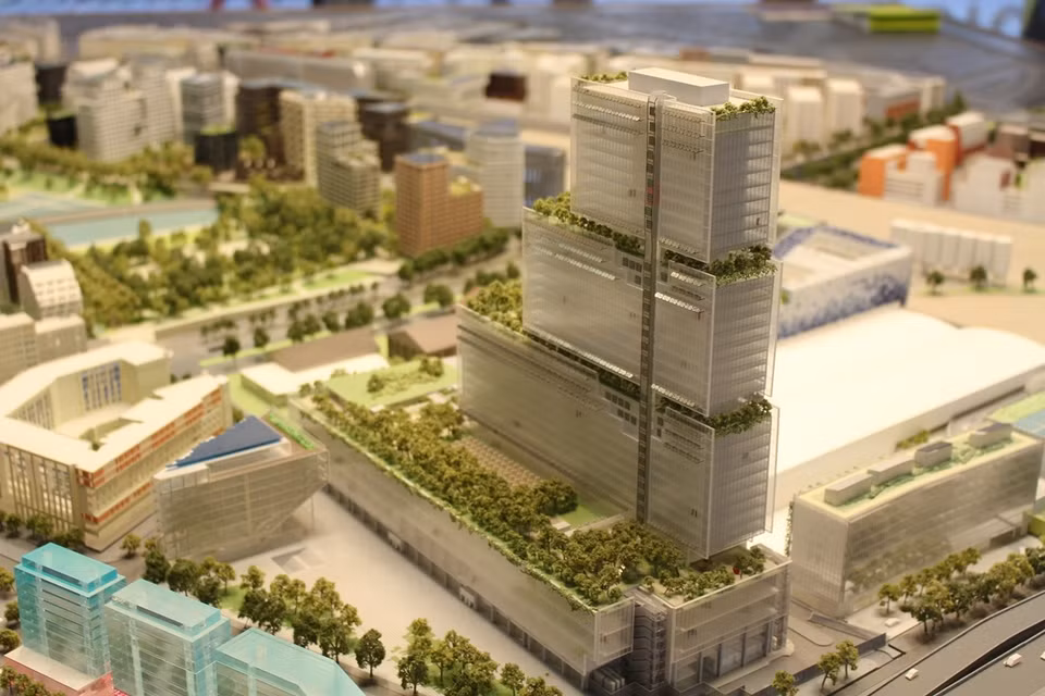 Clichy-Batignolles là một trong những khu phố sinh thái lớn nhất châu Âu, nơi từ năm 2002 được Tòa thị chính Paris triển khai chính sách đầy tham vọng về mục tiêu phát triển bền vững. (Ảnh: Hùng Võ/Vietnam+)