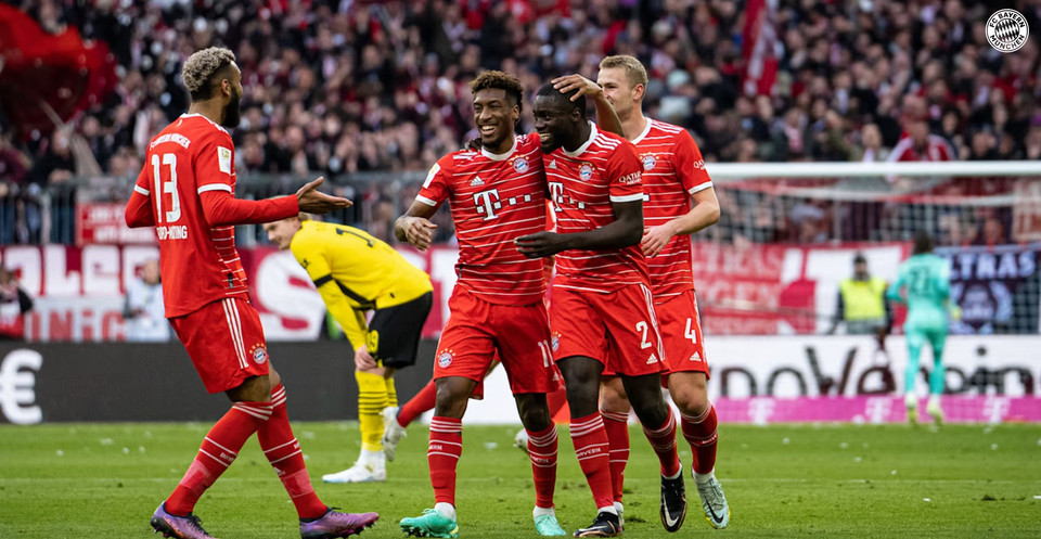 Bayern Munich có bàn thắng mở tỷ số đầy may mắn ở phút 13. (Nguồn: FcBayern)