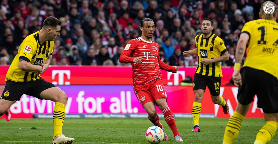 Bayern sau đó tiếp tục thi đấu lấn lướt trước Dortmund. (Nguồn: FcBayern)