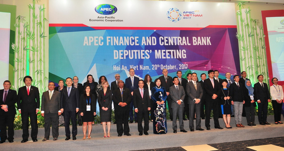 Đại diện các nền kinh tế APEC chụp ảnh chung. (Ảnh: An Đăng/TTXVN)