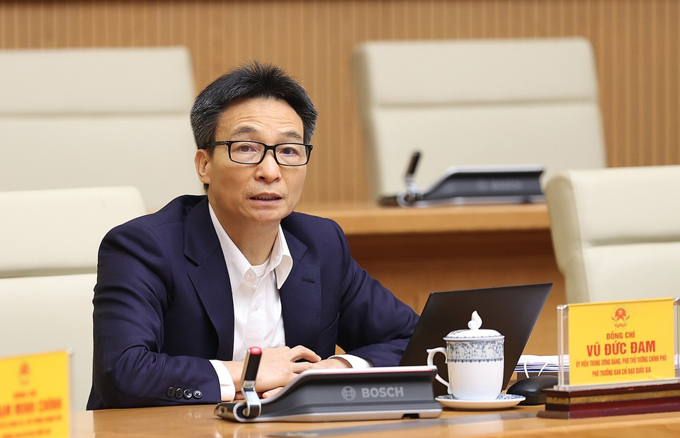 Phó Thủ tướng Vũ Đức Đam phát biểu. (Ảnh: Dương Giang/TTXVN)