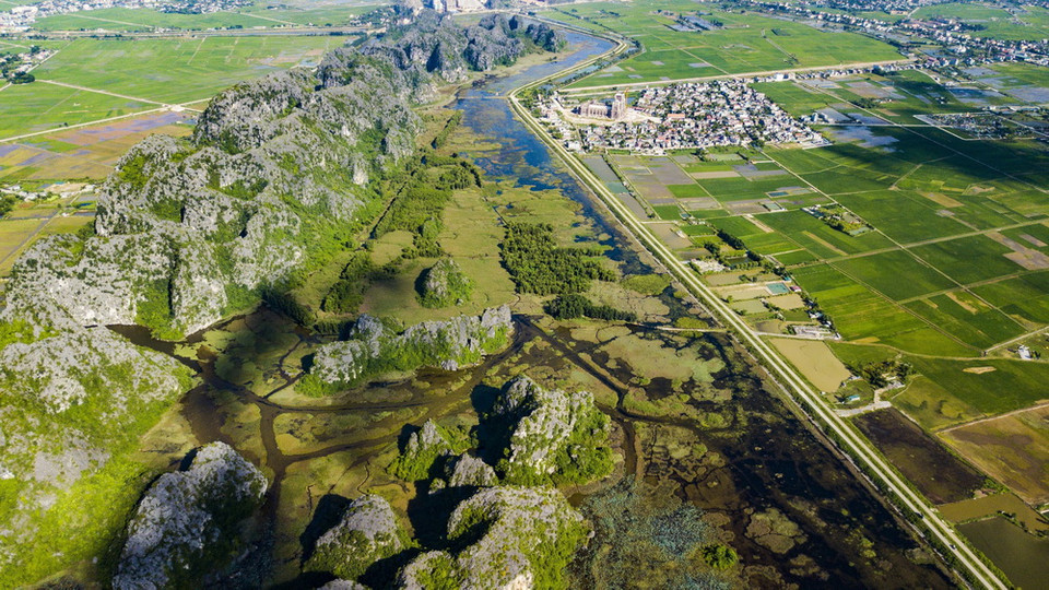 Khu bảo tồn thiên nhiên Vân Long. (Ảnh: Minh Đức/TTXVN)