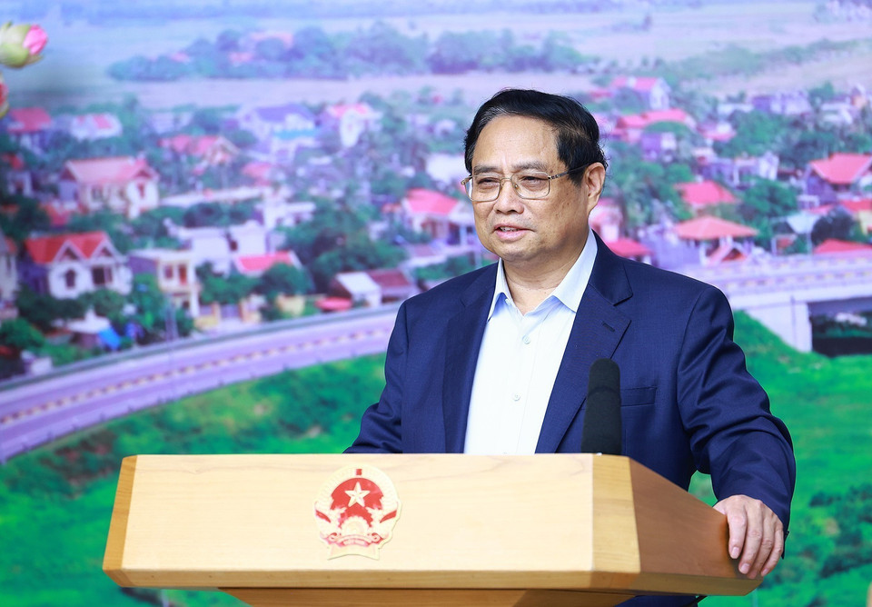 Thủ tướng Phạm Minh Chính chủ trì phiên họp. (Ảnh: Dương Giang/TTXVN)