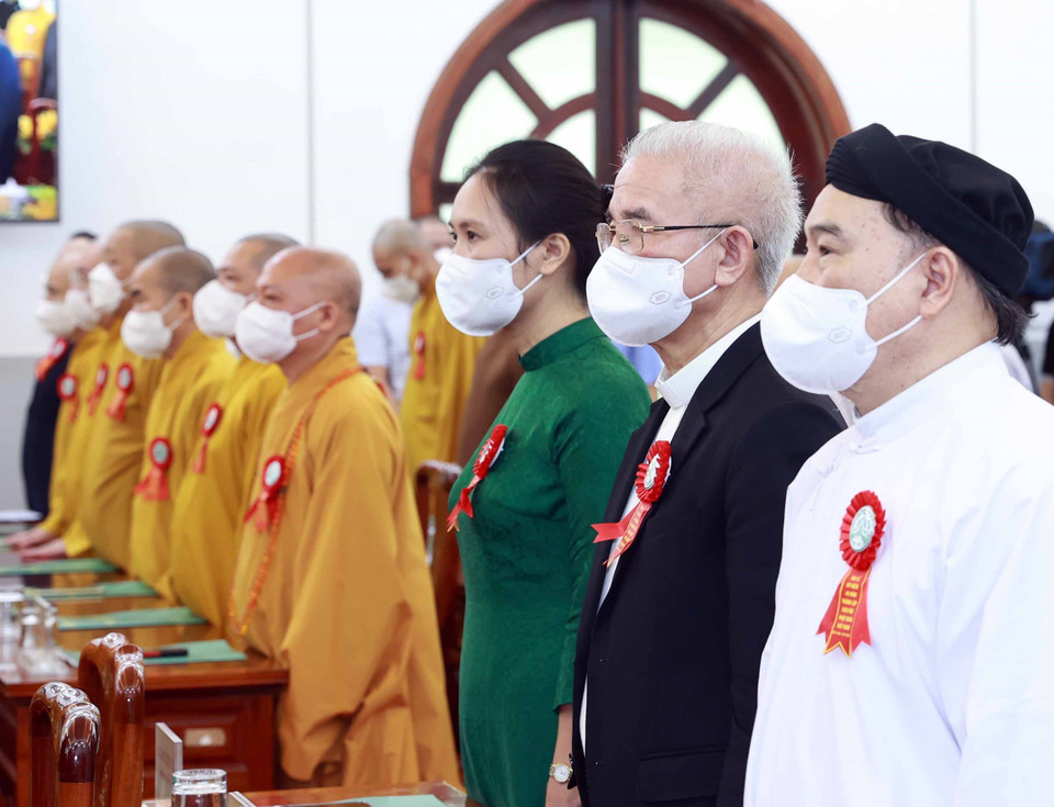 Hình ảnh các đại biểu tại lễ kỷ niệm. (Ảnh: Thống Nhất/TTXVN)