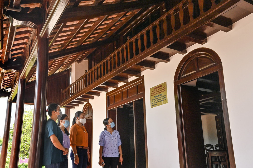 Ngọa Du Sào - nơi thầy giáo Nguyễn Tất Thành thường đọc sách. (Ảnh: Hồng Hiếu/TTXVN)