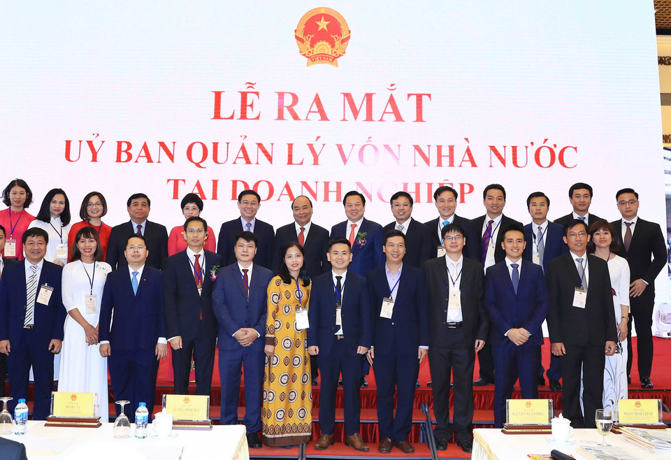 Thủ tướng Nguyễn Xuân Phúc và các đại biểu tại buổi lễ. (Ảnh: Thống Nhất/TTXVN)