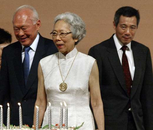 Con trai cả của họ, Lý Hiển Long, hiện đang là Thủ tướng Singapore. (Nguồn: Getty)