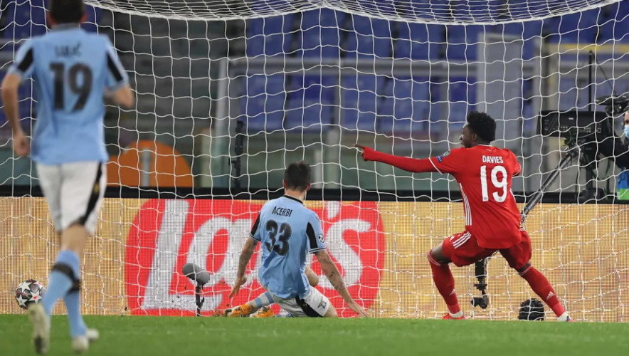 Phút 47, Bayern có bàn thắng thứ tư vào lưới Lazio. (Nguồn: Bayernfc)