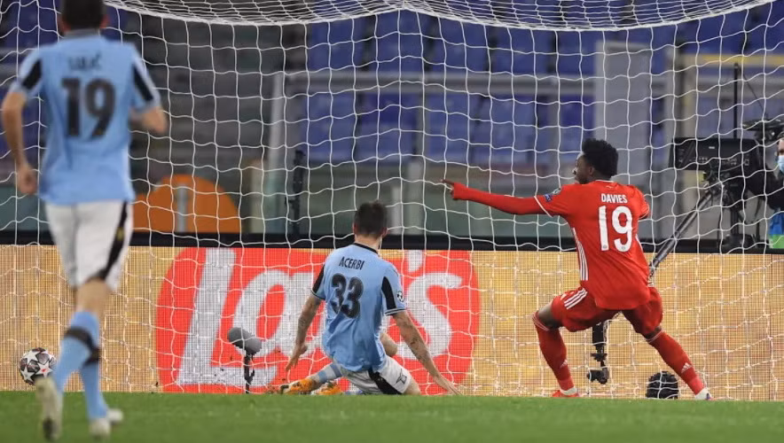 Phút 47, Bayern có bàn thắng thứ tư vào lưới Lazio. (Nguồn: Bayernfc)