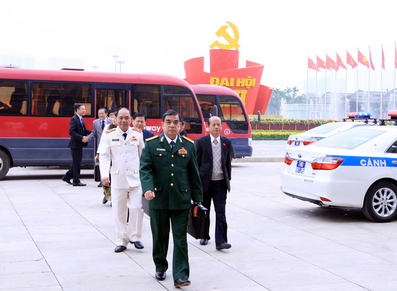 Các đại biểu đến dự Đại hội. (Ảnh: TTXVN)