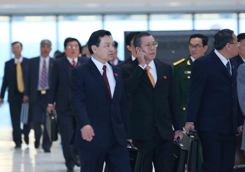 Các đại biểu đến dự Đại hội. (Ảnh: TTXVN)