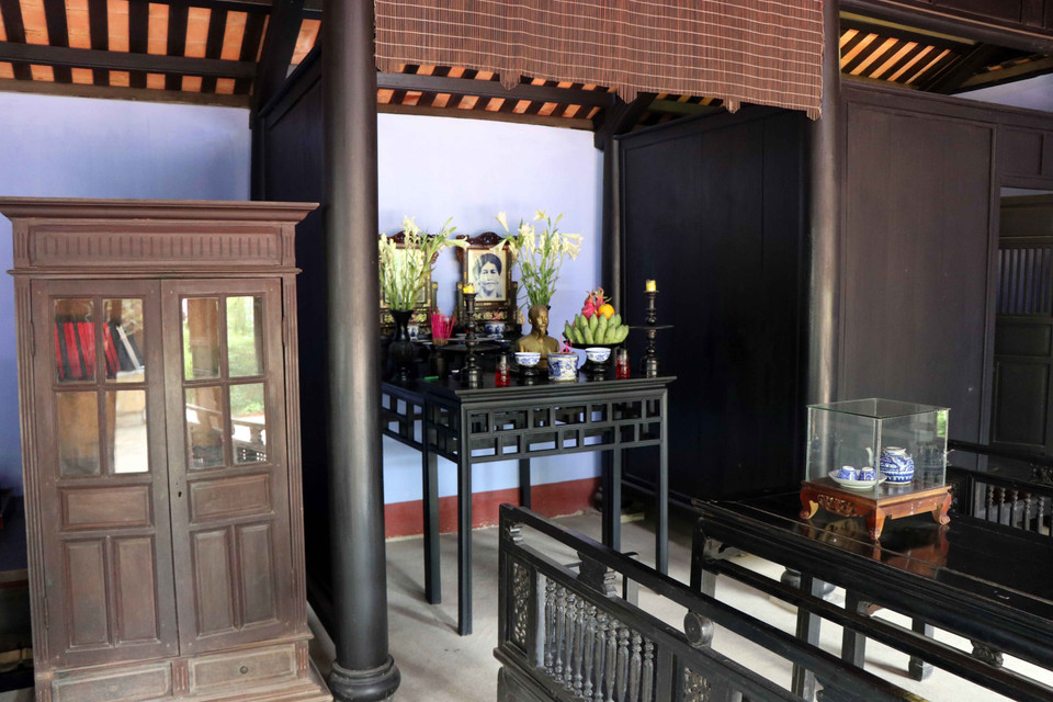Nhà lưu niệm Bác Hồ tại số 112 (số mới 158) Mai Thúc Loan, phường Thuận Lộc, thành phố Huế, nơi thân mẫu của Bác, bà Hoàng Thị Loan, đã qua đời vào tháng 2/1901. (Ảnh: Đỗ Trưởng/TTXVN)