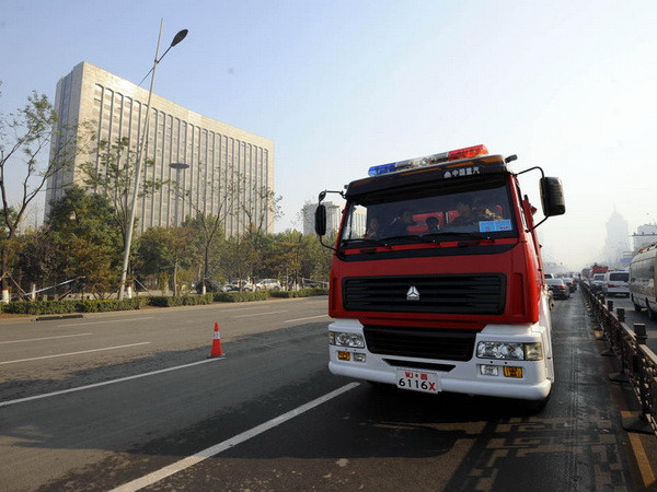 Tại hiện trường sau vụ nổ. (Ảnh: THX)