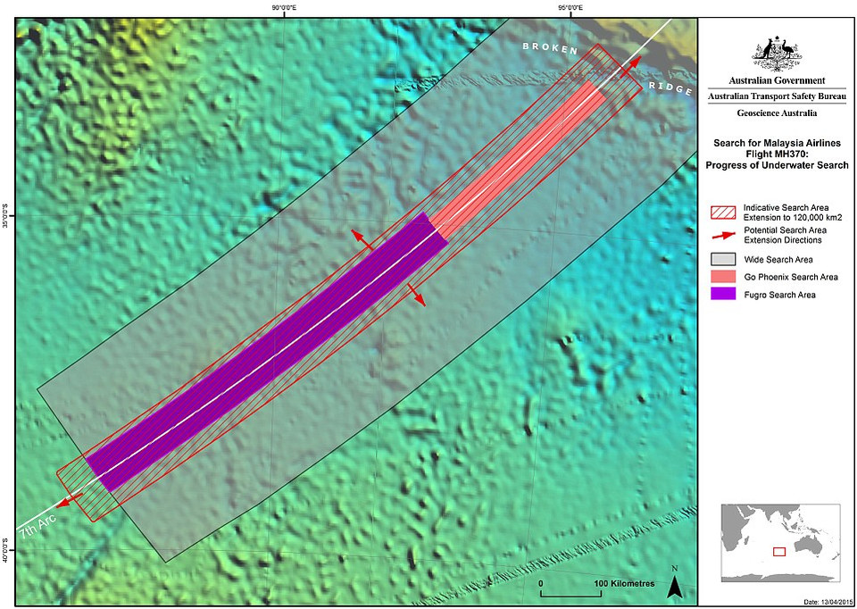 Khu vực màu tím là khu vực được thực hiện bởi công ty tìm kiếm Fugro Survey. (Nguồn: DM)