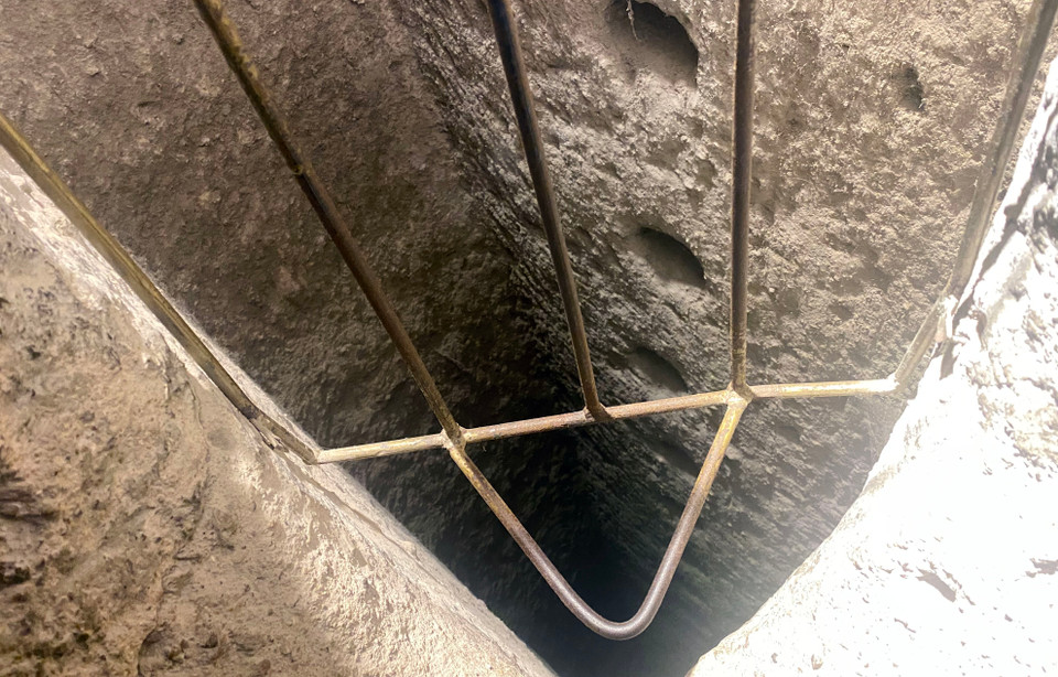 Hệ thống lấy không khí cho thành phố ngầm. (Ảnh: Yên Thủy/Vietnam+)