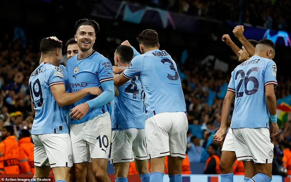 Chiến thắng này đưa Man City thẳng tiến chung kết với tổng tỷ số 5-1 trước Real sau hai lượt trận. (Nguồn: Reuters)