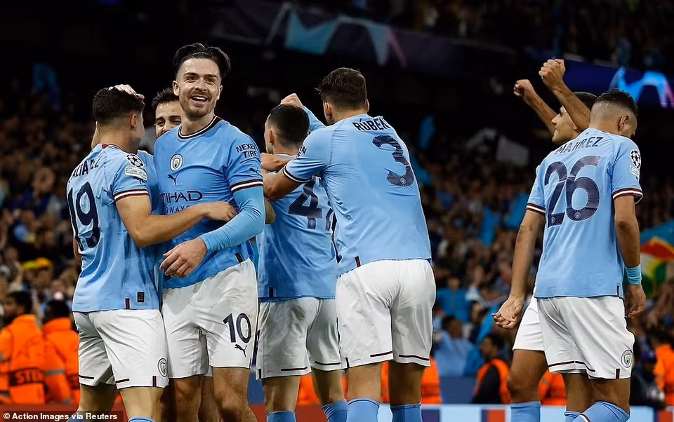 Chiến thắng này đưa Man City thẳng tiến chung kết với tổng tỷ số 5-1 trước Real sau hai lượt trận. (Nguồn: Reuters)