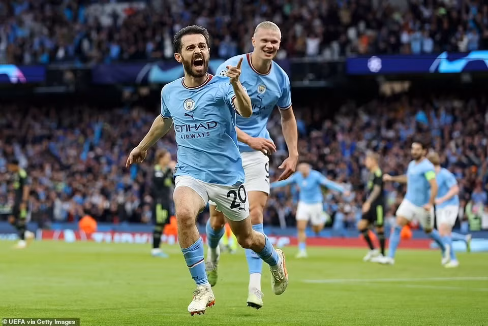 Bernardo Silva tỏa sáng để góp công lớn giúp Man City chiến thắng. (Nguồn: Getty Images)