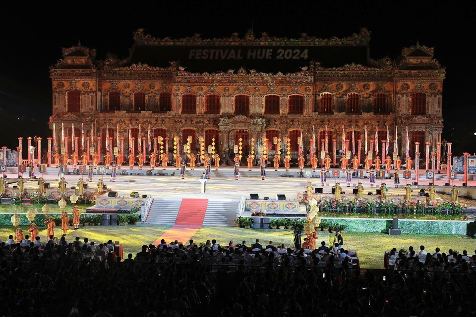 Quang cảnh Lễ bế mạc. (Ảnh: Minh Quyết/TTXVN)