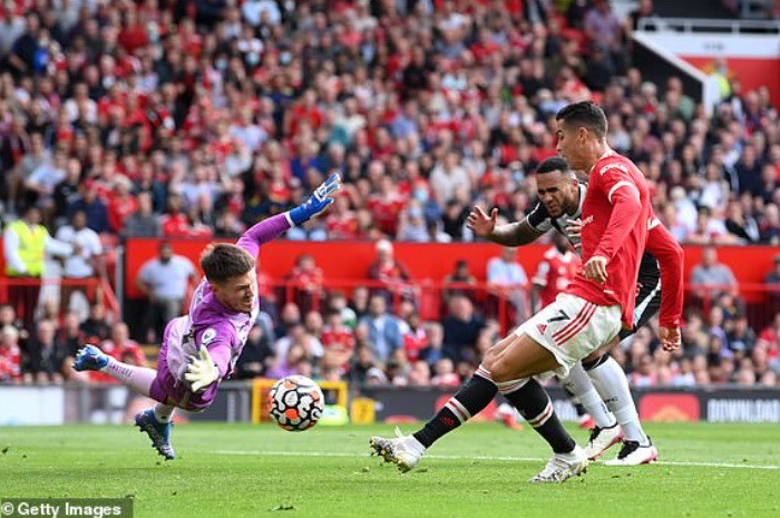 ...với pha lập công ngay trong trận ra mắt lần 2 tại Manchester United. (Nguồn: Getty Images)