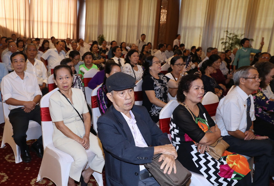 Các đại biểu dự buổi lễ. (Ảnh: Thống Nhất/TTXVN)