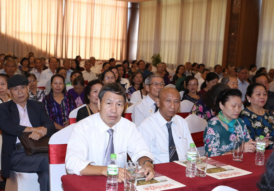 Các đại biểu dự buổi lễ. (Ảnh: Thống Nhất/TTXVN)