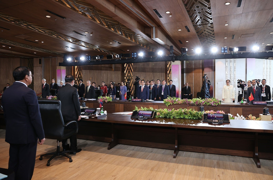 Lễ khai mạc Hội nghị Cấp cao Hiệp hội các quốc gia Đông Nam Á (ASEAN) lần thứ 42. (Ảnh: Dương Giang/TTXVN)