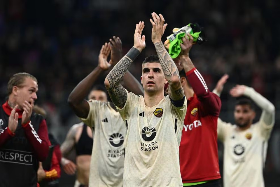 Chiến thắng tối thiểu trên sân khách giúp AS Roma có ưu thế trước trận lượt về. (Nguồn: UEFA)