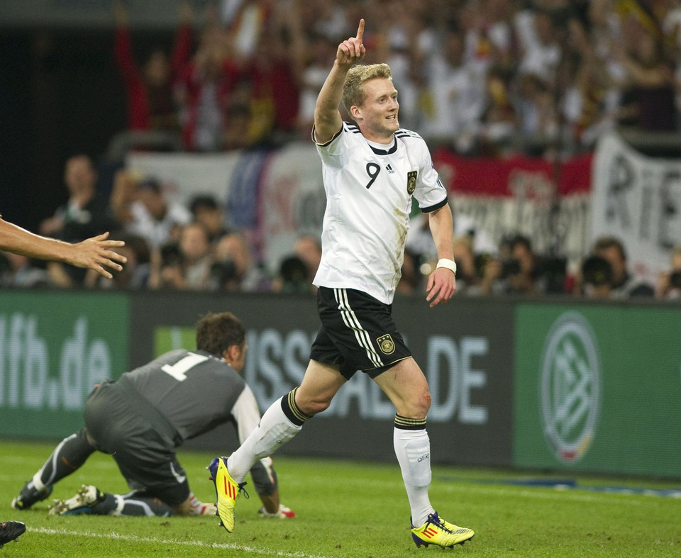 Schuerrle gây ấn tượng trong màu áo đội tuyển Đức tại vòng loại Euro 2012. (Nguồn: Getty Images)