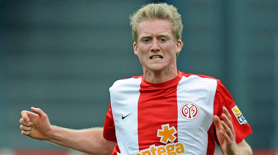 Andre Schuerrle trong màu áo Mainz 05 và có trận ra mắt Bundesliga vào năm 2009. (Nguồn: DFB)