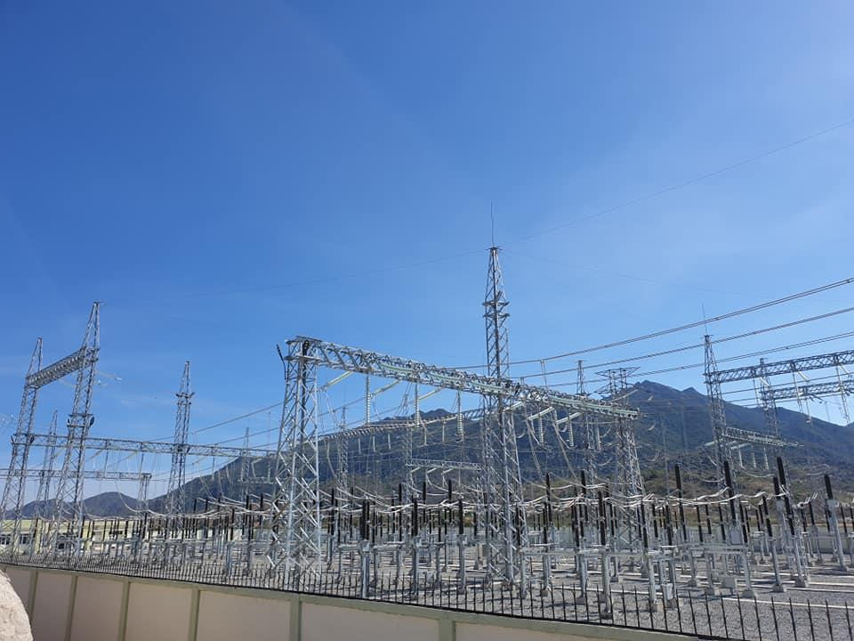 Toàn cảnh cụm nhà máy điện mặt trời. (Nguồn: Vietnam+)