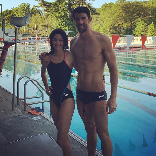 Tuy nhiên, với Michael Phelps, Nicole Johnson mới là một nửa đích thực của mình. (Nguồn: nypost.com)