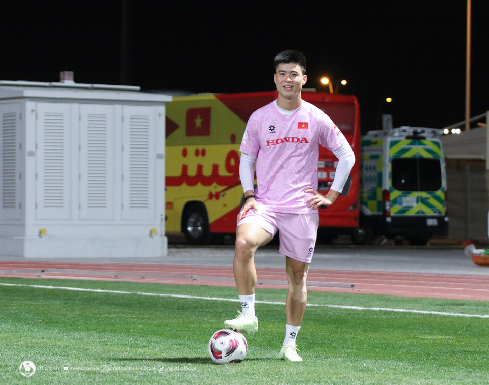 Duy Mạnh đang trong quá trình hồi phục chấn thương. (Nguồn: VFF)